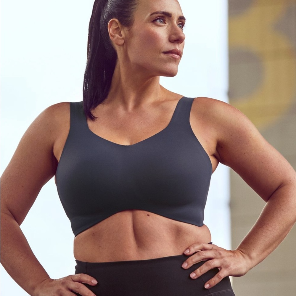 Knix Catalyst Black Sports Bra Size 8